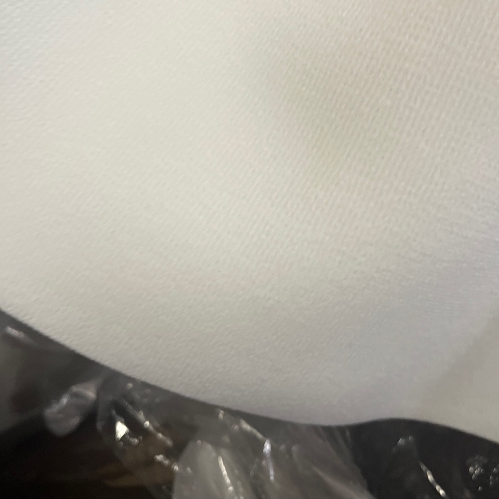 Scanlan Theodore white crepe knit dress with belt small - Picture 9 of 9